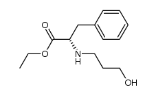 N-(3-hydroxypropyl)-L-phenylalanine ethyl ester Structure