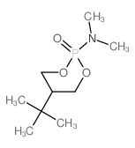 N,N-dimethyl-2-oxo-5-tert-butyl-1,3-dioxa-2$l^C9H20NO3P-phosphacyclohexan-2-amine Structure