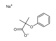 sodium 2-phenoxyisobutyrate Structure