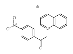 1-(4-nitrophenyl)-2-quinolin-1-yl-ethanone结构式