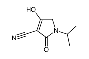 4-Hydroxy-1-isopropyl-2-oxo-2,5-dihydro-1H-pyrrole-3-carbonitrile Structure