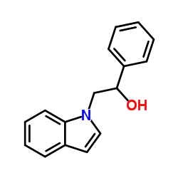 2-(1H-Indol-1-yl)-1-phenylethanol Structure