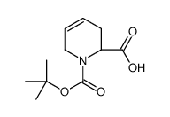 (2S)-1-[(2-methylpropan-2-yl)oxycarbonyl]-3,6-dihydro-2H-pyridine-2-carboxylic acid Structure