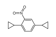 2-nitro-1,4-dicyclopropylbenzene Structure