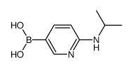 (6-(isopropylamino)pyridin-3-yl)boronic acid结构式