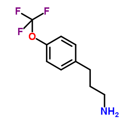 3-(4-(三氟甲氧基)苯基)丙-1-胺结构式