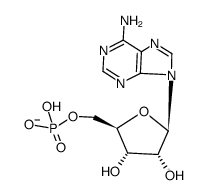 adenosine monophosphate(1-) Structure