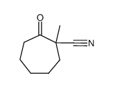2-Cyano-2-methylcycloheptanon结构式