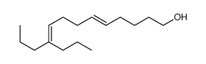 10-propyltrideca-5,9-dien-1-ol Structure