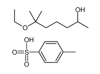 6-ethoxy-6-methylheptan-2-ol,4-methylbenzenesulfonic acid Structure