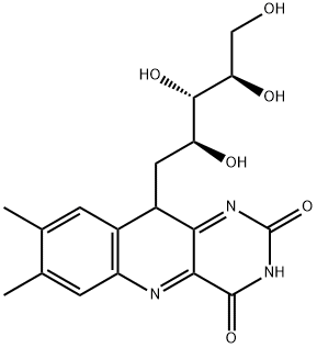 1-Deoxy-1-(2,3,4,10-tetrahydro-7,8-dimethyl-2,4-dioxopyrimido[5,4-b]quinolin-10-yl)-D-ribitol picture