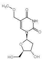 5-METHOXYMETHYL-2'-DEOXYURIDINE Structure