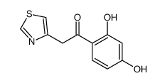 1-(2,4-dihydroxyphenyl)-2-(1,3-thiazol-4-yl)ethanone Structure