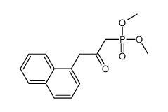 1-dimethoxyphosphoryl-3-naphthalen-1-ylpropan-2-one Structure