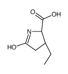 L-Proline, 3-ethyl-5-oxo-, (3S)- (9CI) structure