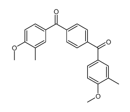 [4-(4-methoxy-3-methylbenzoyl)phenyl]-(4-methoxy-3-methylphenyl)methanone Structure