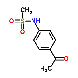 N-(4-Acetylphenyl)methanesulfonamide Structure