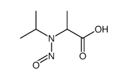 N-Nitroso-α-isopropylamino-propionsaeure结构式