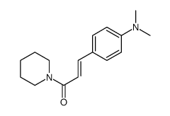 3-[4-(dimethylamino)phenyl]-1-piperidin-1-ylprop-2-en-1-one Structure