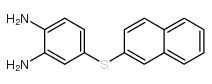 4-(2'-Naphthalenethio)-1,2-phenylenediamine Structure