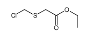ethyl 2-(chloromethylsulfanyl)acetate Structure
