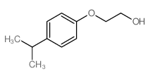 Ethanol, 2-[4- (1-methylethyl)phenoxy]- Structure