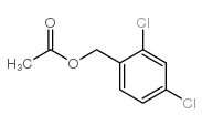 Benzenemethanol,2,4-dichloro-, 1-acetate结构式