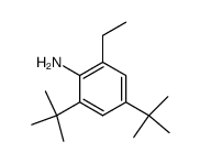 2,4-di-t-butyl-6-ethylaniline结构式