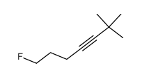7-Fluoro-2,2-dimethyl-3-heptyne Structure