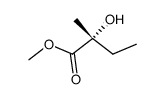 (R)-(-)-methyl-2-hydroxy-2-methylbutanoate Structure