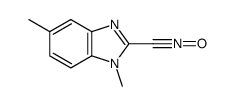 1H-Benzimidazole-2-carbonitrile,1,5-dimethyl-,N-oxide(9CI) structure