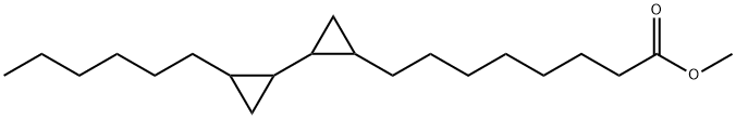 2'-Hexyl-1,1'-bicyclopropane-2-octanoic acid methyl ester结构式