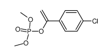 Phosphorsaeure-1-(4-chlorphenyl)vinyl-dimethylester Structure