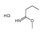 methyl butanimidate,hydrochloride Structure