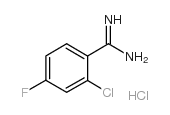 2-氯-4-氟苯甲脒结构式