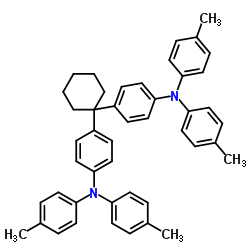 1,1-双[4-[N,N-二(对甲苯基)氨基]苯基]环己烷结构式
