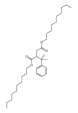 didecyl 2-(2-phenylpropan-2-yl)butanedioate结构式