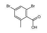 2,4-Dibromo-6-methylbenzoic acid structure