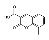 8-甲基-2-氧代-2H-苯并吡喃-3-羧酸结构式