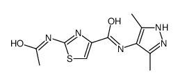 4-Thiazolecarboxamide,2-(acetylamino)-N-(3,5-dimethyl-1H-pyrazol-4-yl)-(9CI) picture