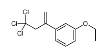1-ethoxy-3-(4,4,4-trichlorobut-1-en-2-yl)benzene结构式