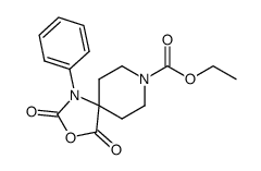2,4-dioxo-1-phenyl-3-oxa-1,8-diaza-spiro[4.5]decane-8-carboxylic acid ethyl ester Structure