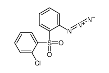 1-azido-2-(2-chlorophenyl)sulfonylbenzene结构式