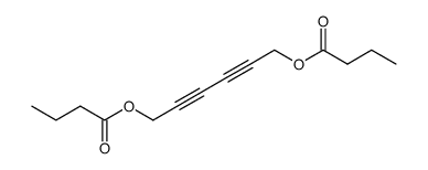 Butyric acid 6-butyryloxy-hexa-2,4-diynyl ester Structure