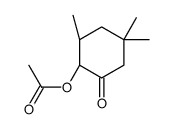 [(1S,2S)-2,4,4-trimethyl-6-oxocyclohexyl] acetate结构式