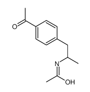 N-[1-(4-acetylphenyl)propan-2-yl]acetamide结构式