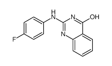 2-(4-fluoroanilino)-1H-quinazolin-4-one Structure