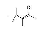 2-chloro-3,4,4-trimethylpent-2-ene Structure