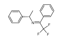 N-(1-phenylethyl)-2,2,2-trifluoro-1-phenylethan-1-imine Structure