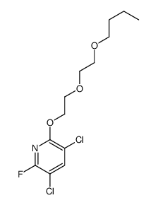 2-[2-(2-butoxyethoxy)ethoxy]-3,5-dichloro-6-fluoropyridine结构式